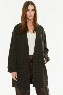 Mujer System Action Abrigos>Abrico cuadros