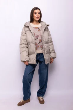 Mujer Object Chaquetas|Plumíferos Y Acolchados>Abrigo acolchado capucha