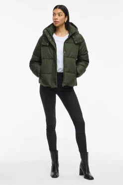 Mujer Vila Chaquetas|Plumíferos Y Acolchados>Abrigo acolchado con capucha