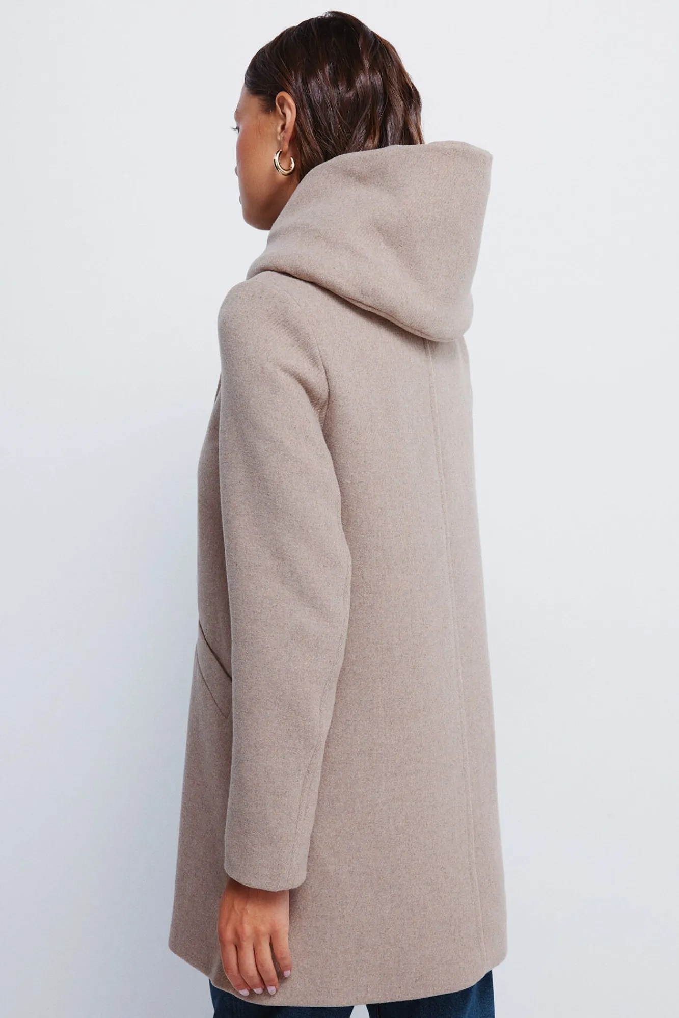 Mujer Springfield Abrigos>Abrigo botones capucha