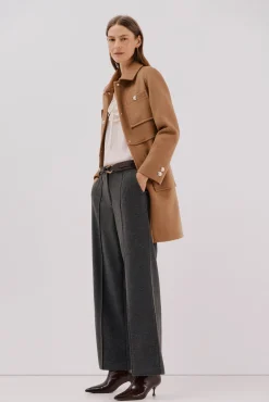 Mujer Cortefiel Abrigos>Abrigo botones dorados