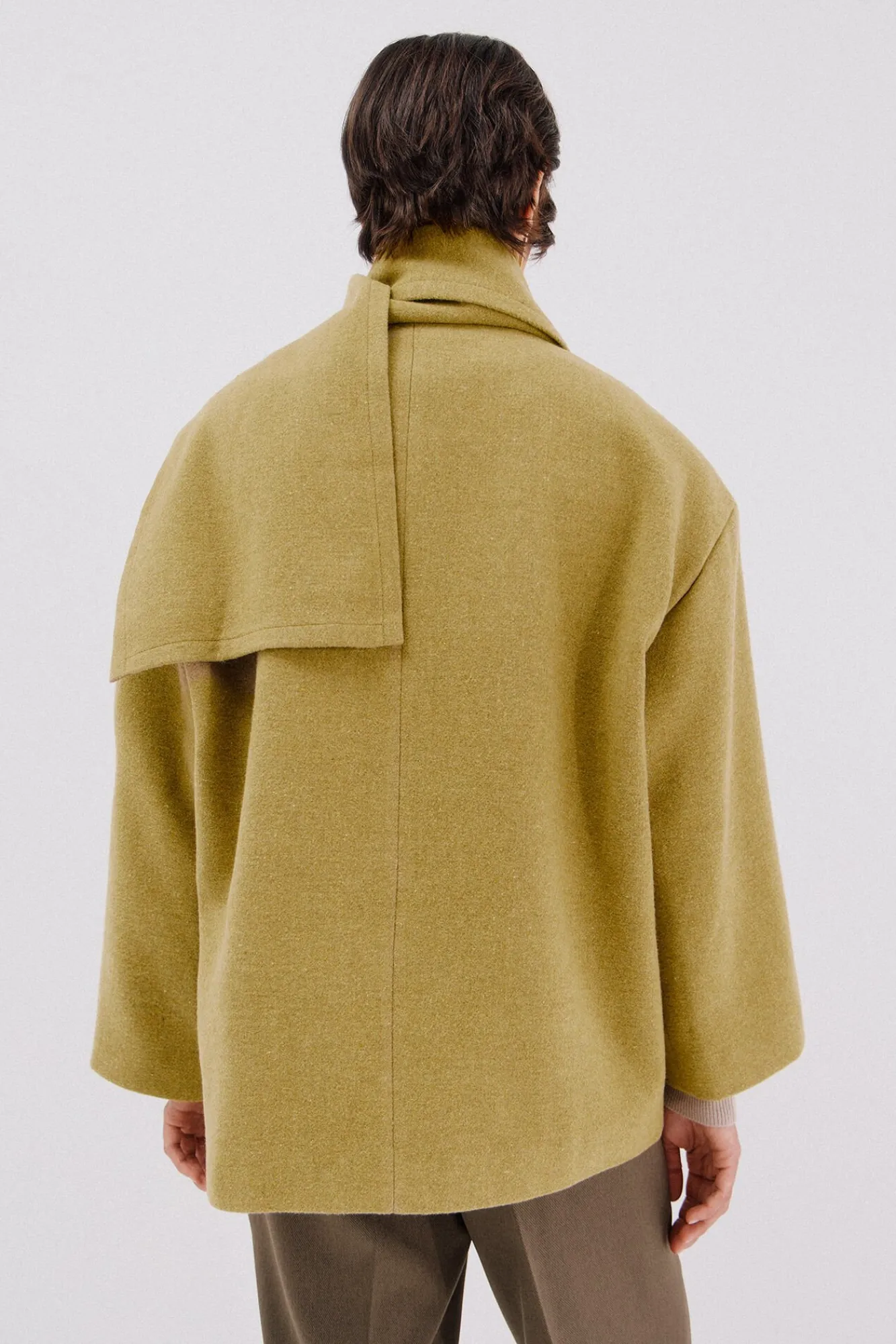 Mujer Cortefiel Abrigos>Abrigo con bufanda desmontable