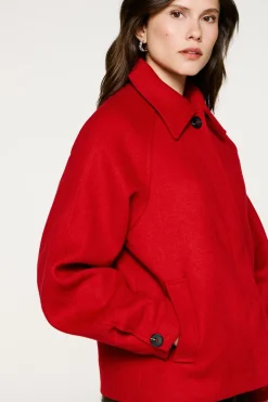 Mujer Selected Chaquetas|Abrigos>Abrigo corto de lana