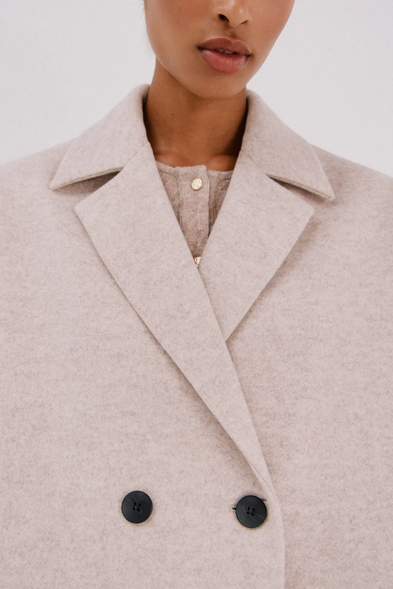 Mujer Cortefiel Abrigos>Abrigo corto desestructurada