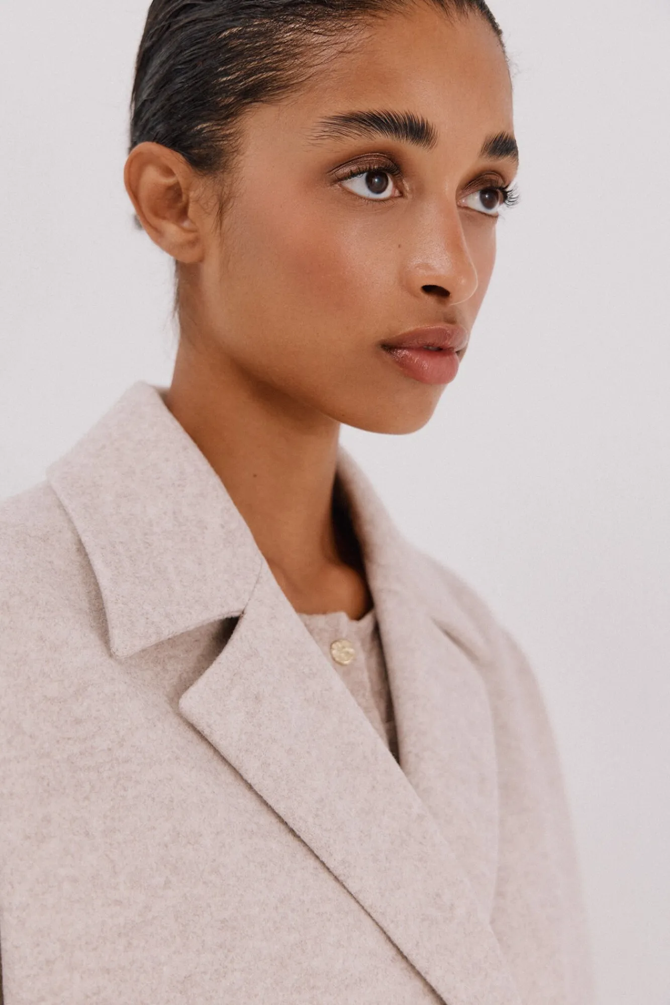 Mujer Cortefiel Abrigos>Abrigo corto desestructurada