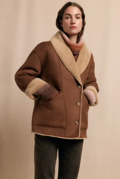 Mujer Slowlove Abrigos>Abrigo corto efecto doble faz