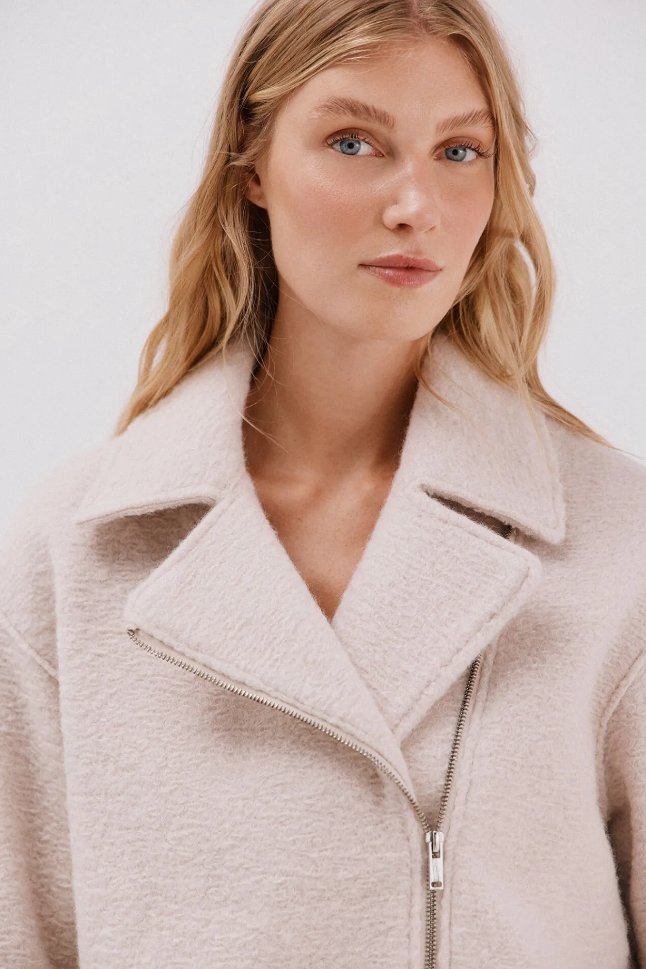 Mujer Cortefiel Abrigos>Abrigo corto silueta biker