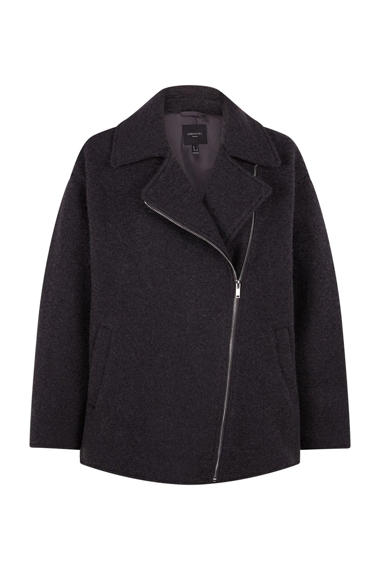 Mujer Cortefiel Abrigos>Abrigo corto silueta biker