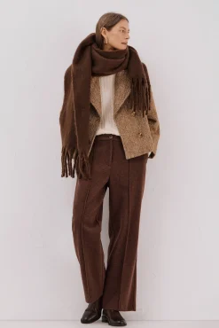 Mujer Cortefiel Abrigos>Abrigo corto tejido estructura