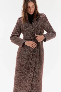 Mujer TFP by Tamara Falcó Abrigos>Abrigo cruzado con doble botonatura