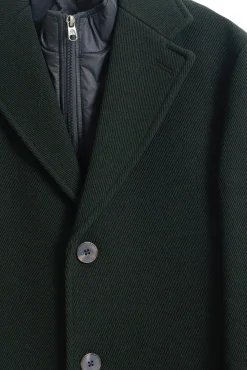 Hombre PuroEGO Abrigos>Abrigo cuello desmontable