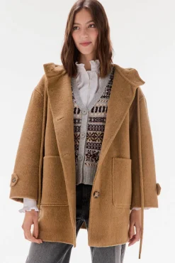 Mujer TFP by Tamara Falcó Abrigos>Abrigo de doble faz con capucha