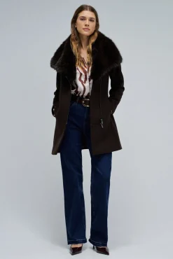 Mujer Salsa Jeans Chaquetas|Abrigos>Abrigo de lana