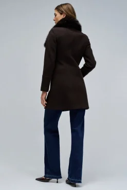 Mujer Salsa Jeans Chaquetas|Abrigos>Abrigo de lana