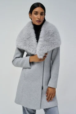 Mujer Salsa Jeans Chaquetas|Abrigos>Abrigo de lana