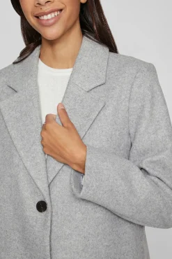 Mujer Vila Chaquetas|Abrigos>Abrigo de paño con solapas