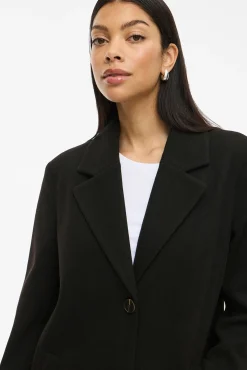 Mujer Vila Chaquetas|Abrigos>Abrigo de paño con solapas