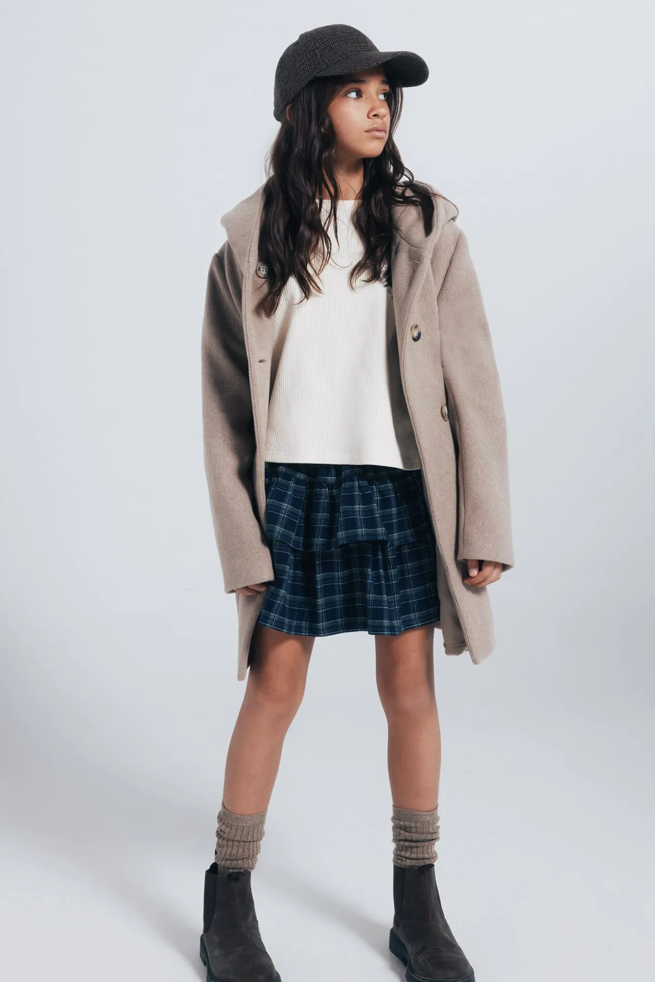 Niños Springfield Kids Abrigos>Abrigo de paño cruzado niña