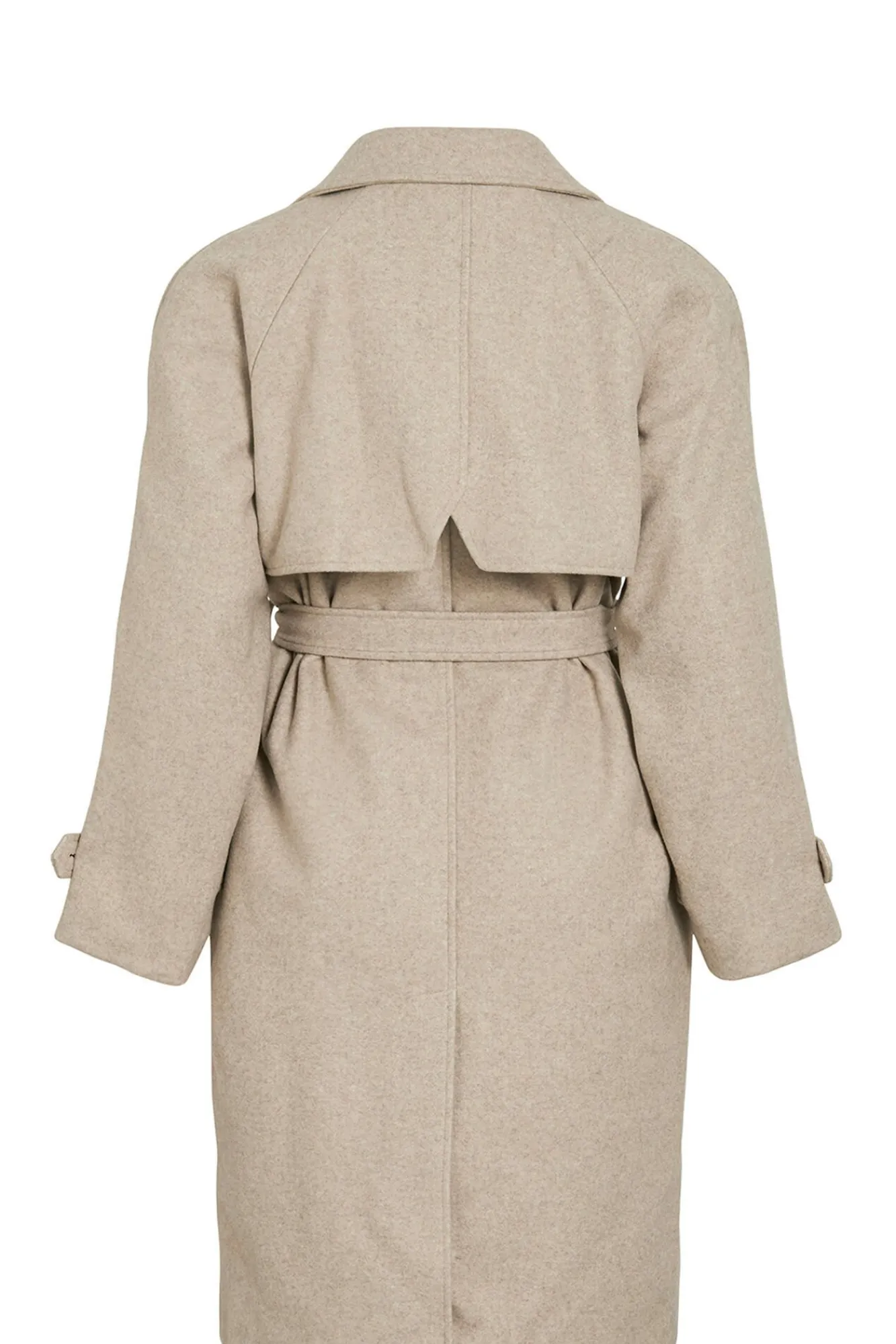 Mujer Vila Chaquetas|Abrigos>Abrigo de paño largo anudado