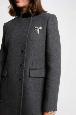 Mujer Morgan Abrigos>Abrigo entallado de bucle