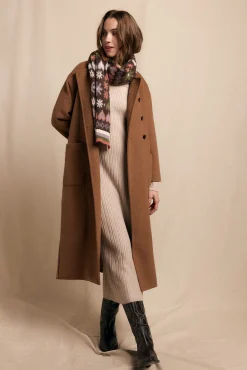 Mujer Slowlove Abrigos>Abrigo largo con doble botonadura