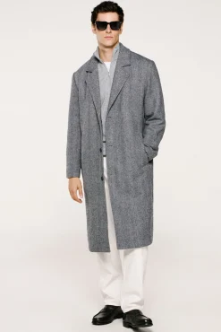 Hombre Selected Abrigos>Abrigo largo lana