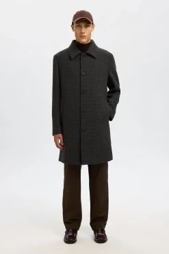 Hombre Selected Abrigos>Abrigo largo lana