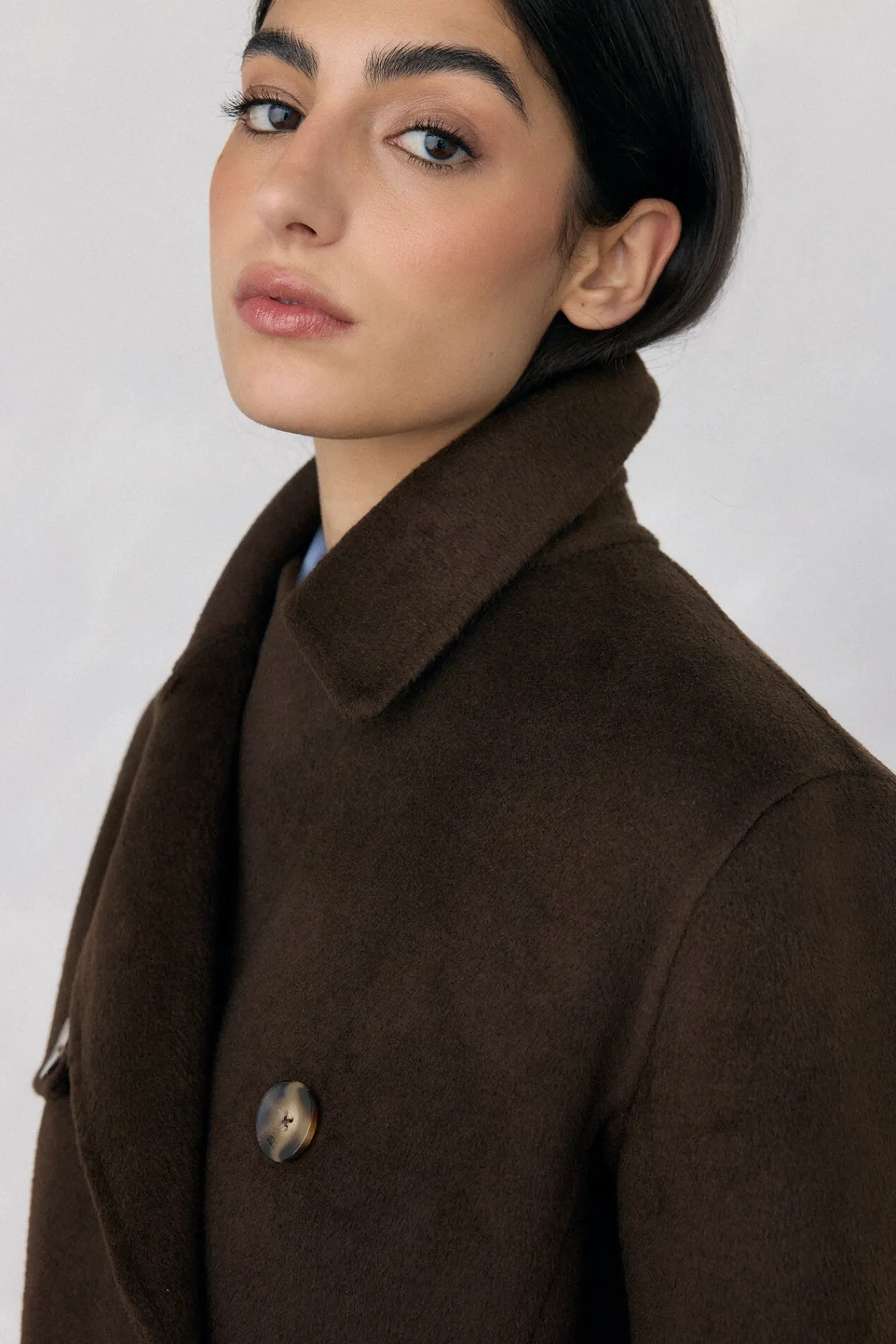 Mujer Pedro del Hierro Abrigos>Abrigo largo paño tipo trench