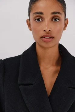 Mujer Cortefiel Abrigos>Abrigo largo tejido italiano