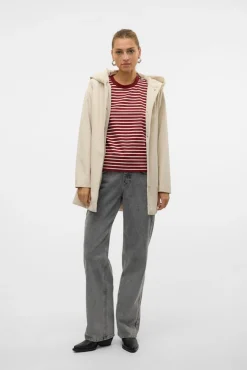 Mujer Vero Moda Chaquetas|Abrigos>Abrigo mide efecto neopreno