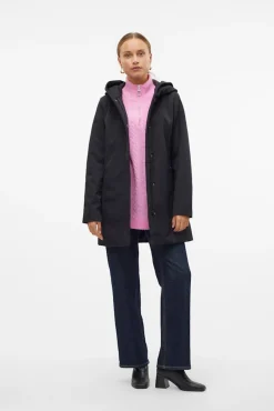 Mujer Vero Moda Chaquetas|Abrigos>Abrigo mide efecto neopreno