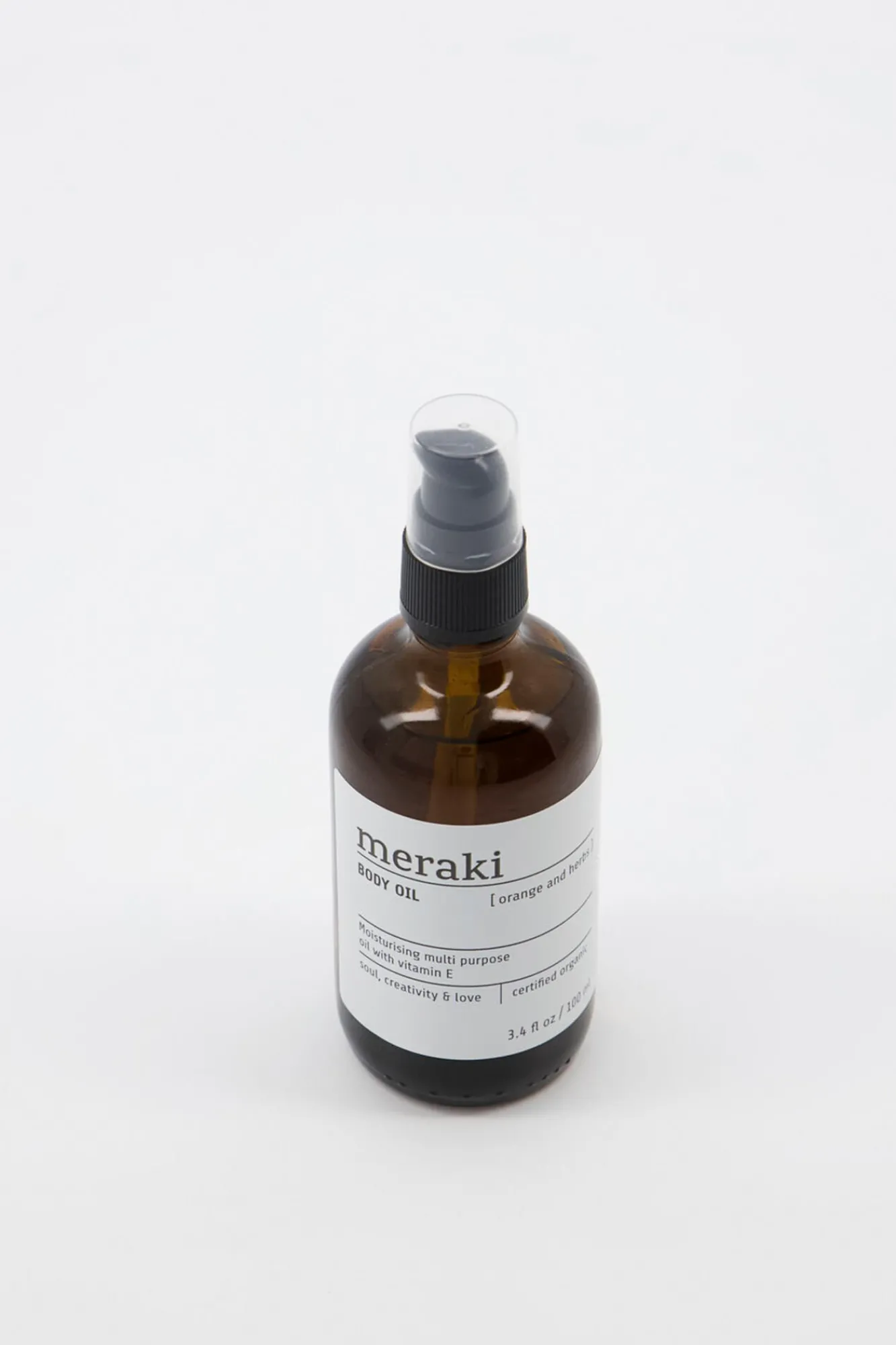 Meraki Cosmética Corporal>Aceite corporal, Naranja & hierbas