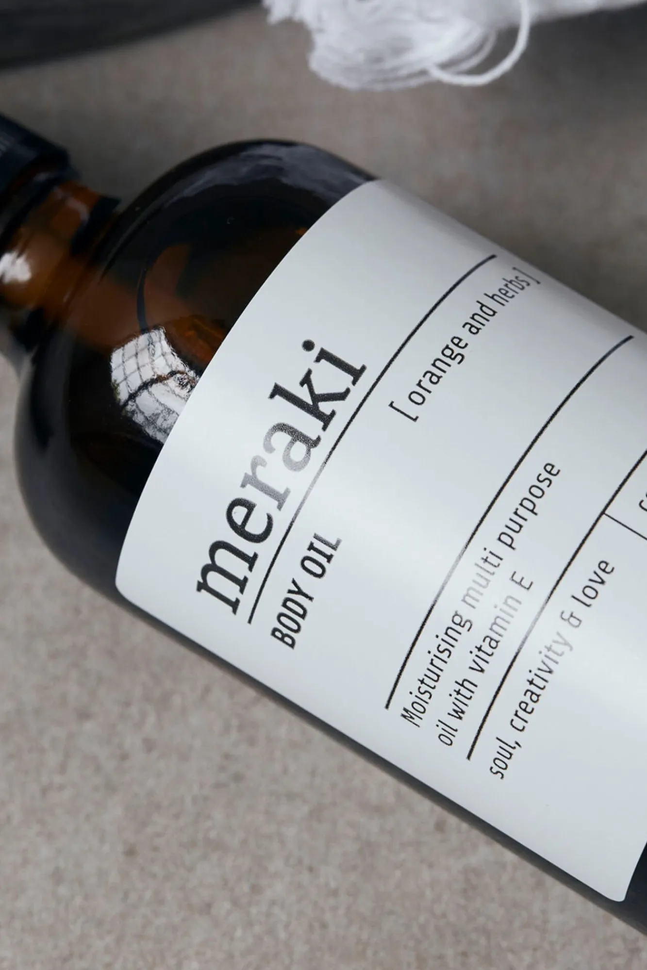 Meraki Cosmética Corporal>Aceite corporal, Naranja & hierbas