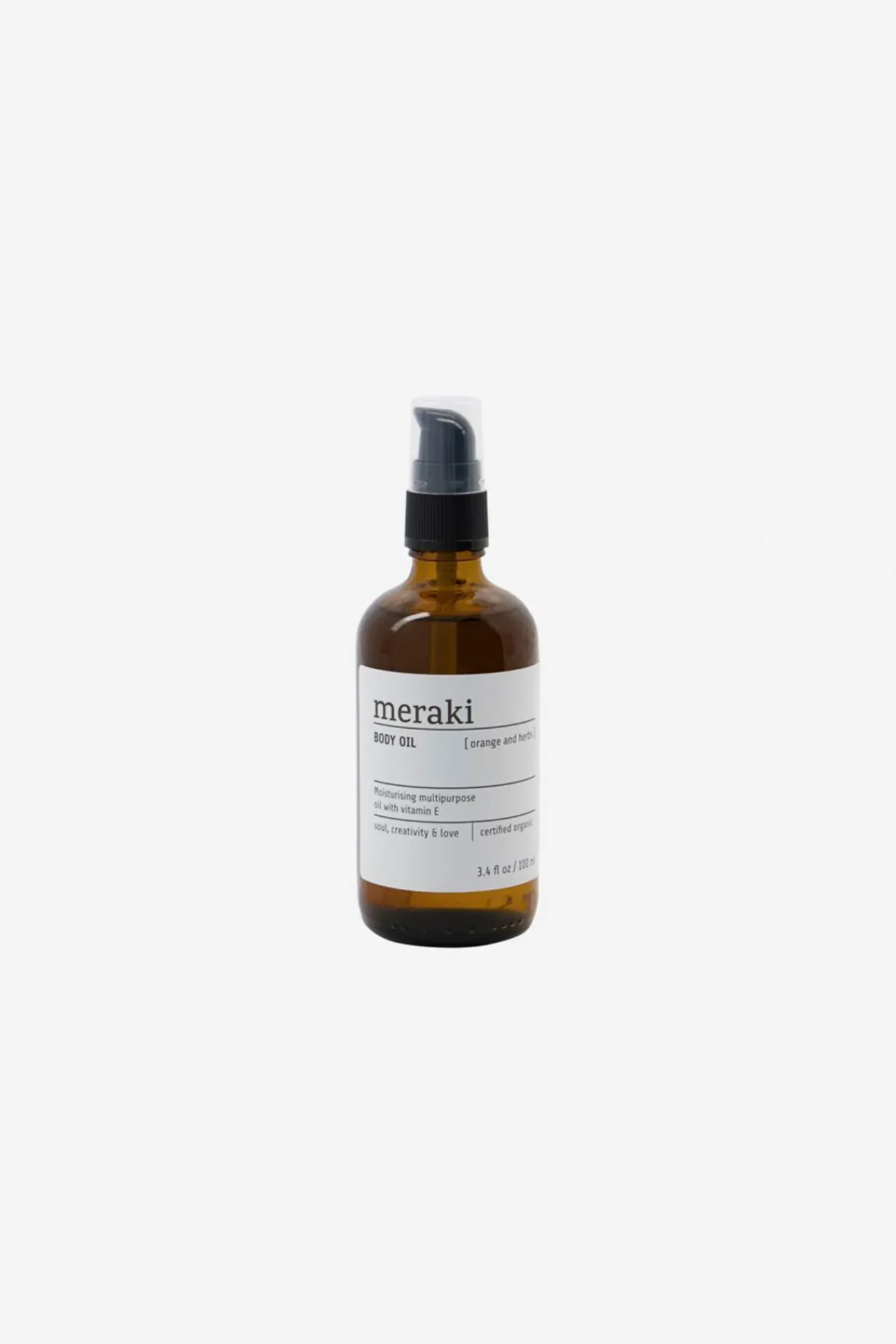 Meraki Cosmética Corporal>Aceite corporal, Naranja & hierbas