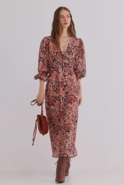 Mujer Hoss Intropia Vestidos>Aitana. Vestido estampado