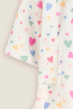 Textura Albornoces>Albornoz rizo corazones