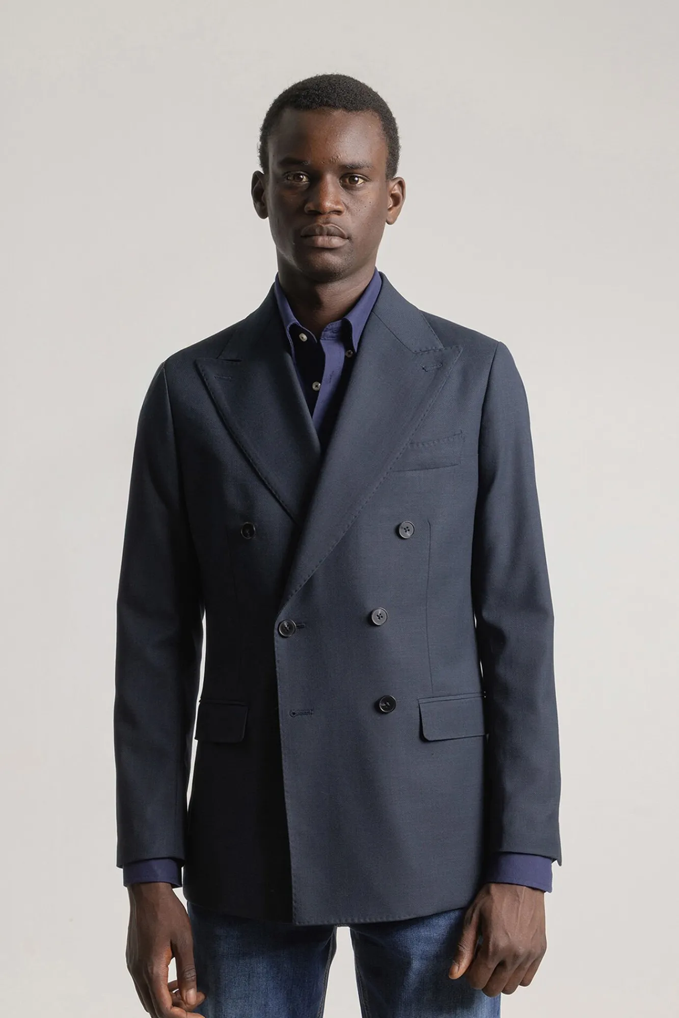 Hombre PuroEGO Americanas|Americanas>Americana cruzada slim fit