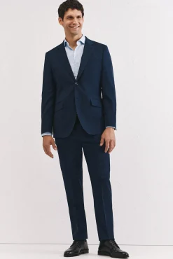 Hombre Cortefiel Trajes|Americanas>Americana cuadro azul slim fit