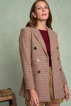 Mujer Polín Et Moi Trajes|Blazers>Americana cuadros Hatty