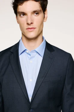 Hombre Selected Americanas|Americanas>Americana de cuadros Slim Fit.