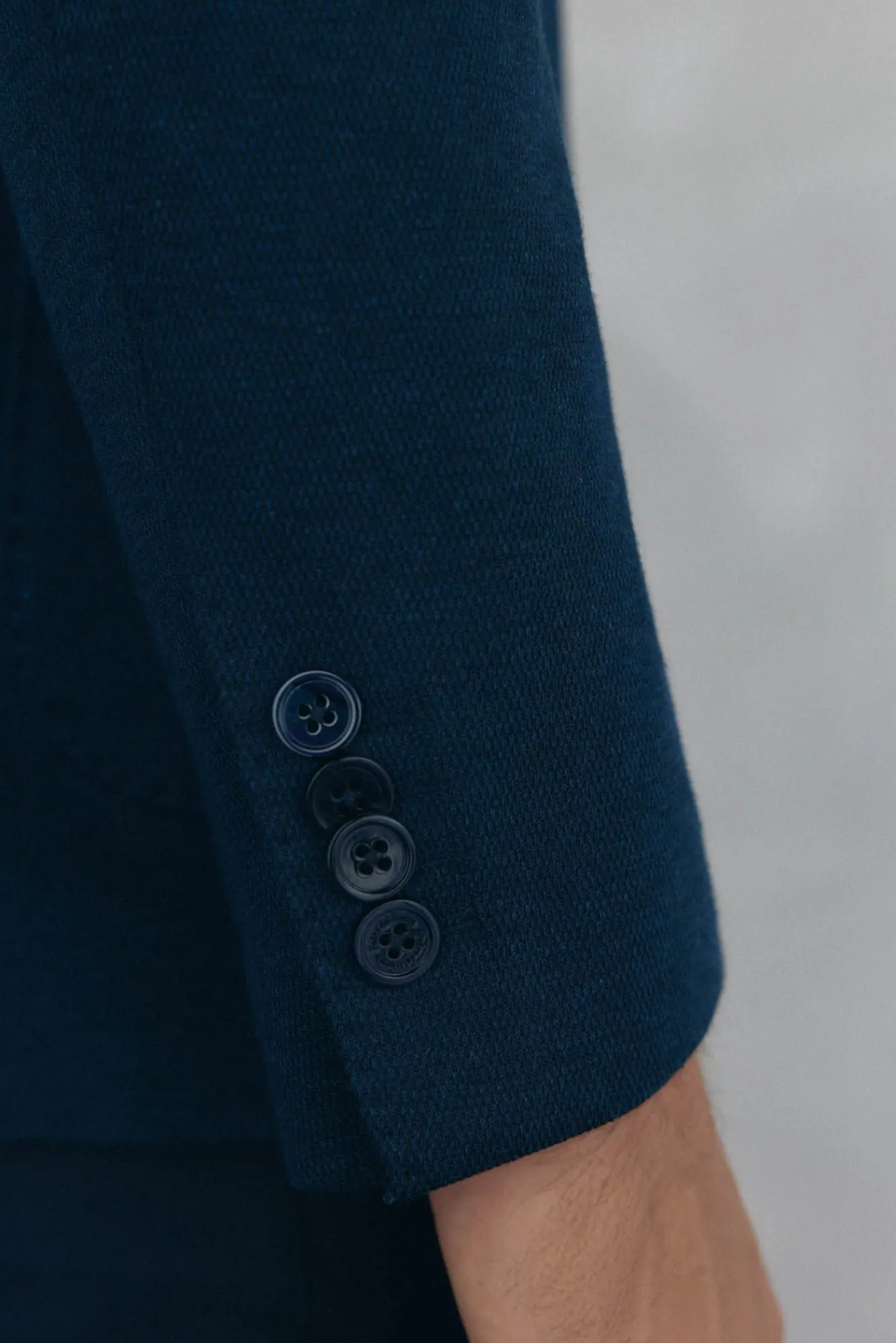 Hombre Pedro del Hierro Americanas|Americanas>Americana de punto básica vistas desmontables