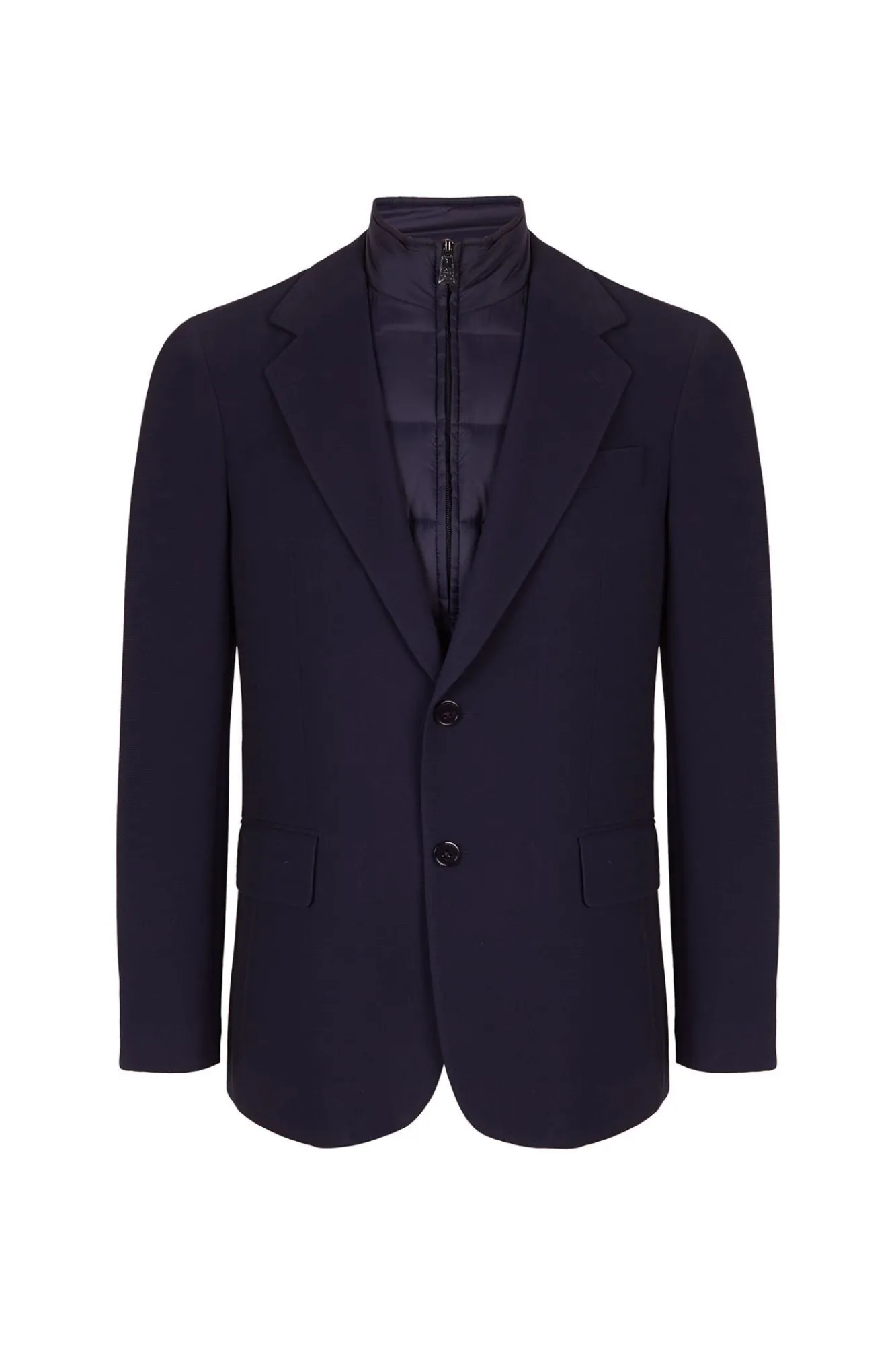 Hombre Pedro del Hierro Americanas|Americanas>Americana de punto básica vistas desmontables