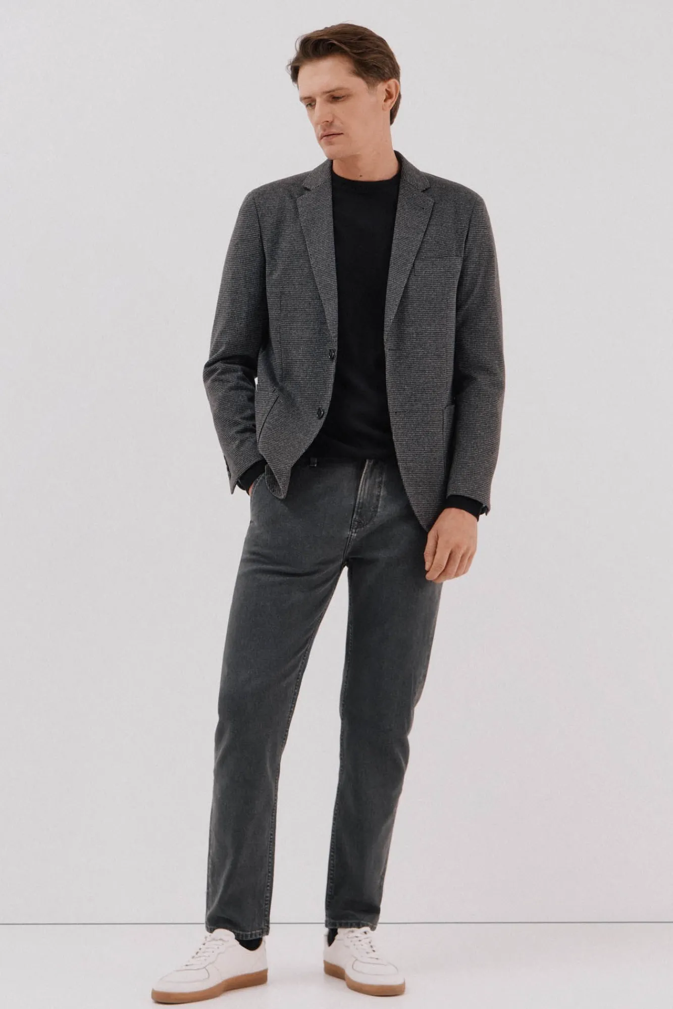 Hombre Cortefiel Americanas|Americanas>Americana de punto pata de gallo