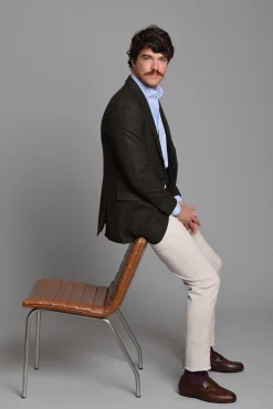 Hombre Cloking Trajes|Americanas>Americana Lana