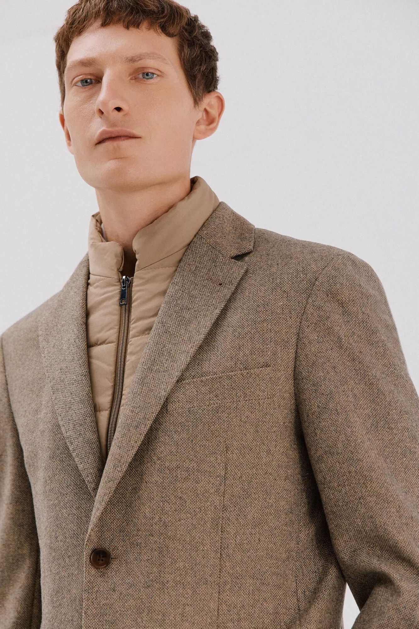 Hombre Cortefiel Americanas|Americanas>Americana lana con vistas desmontables