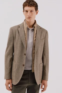 Hombre Cortefiel Americanas|Americanas>Americana lana con vistas desmontables