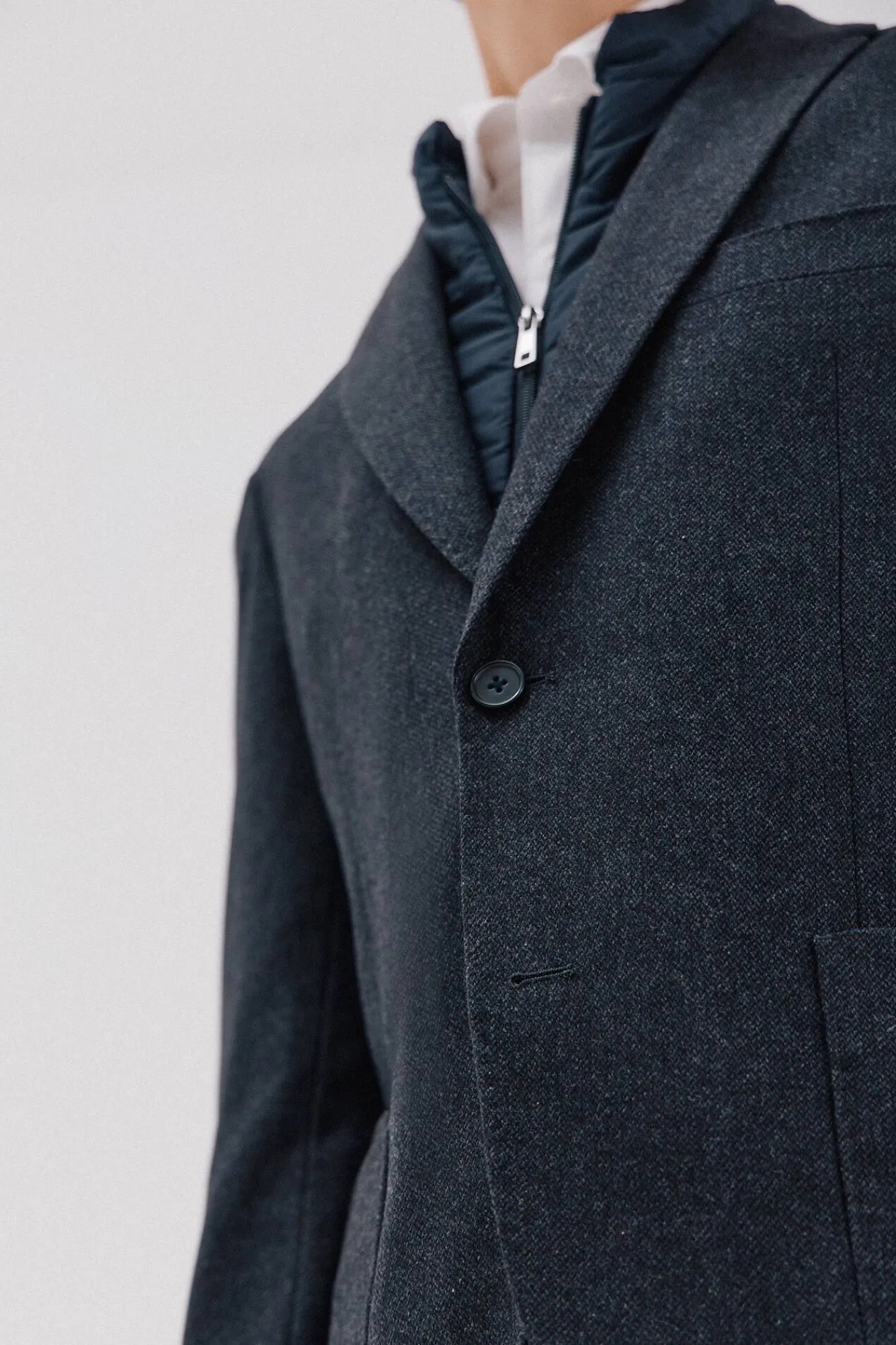 Hombre Cortefiel Americanas|Americanas>Americana lana con vistas desmontables