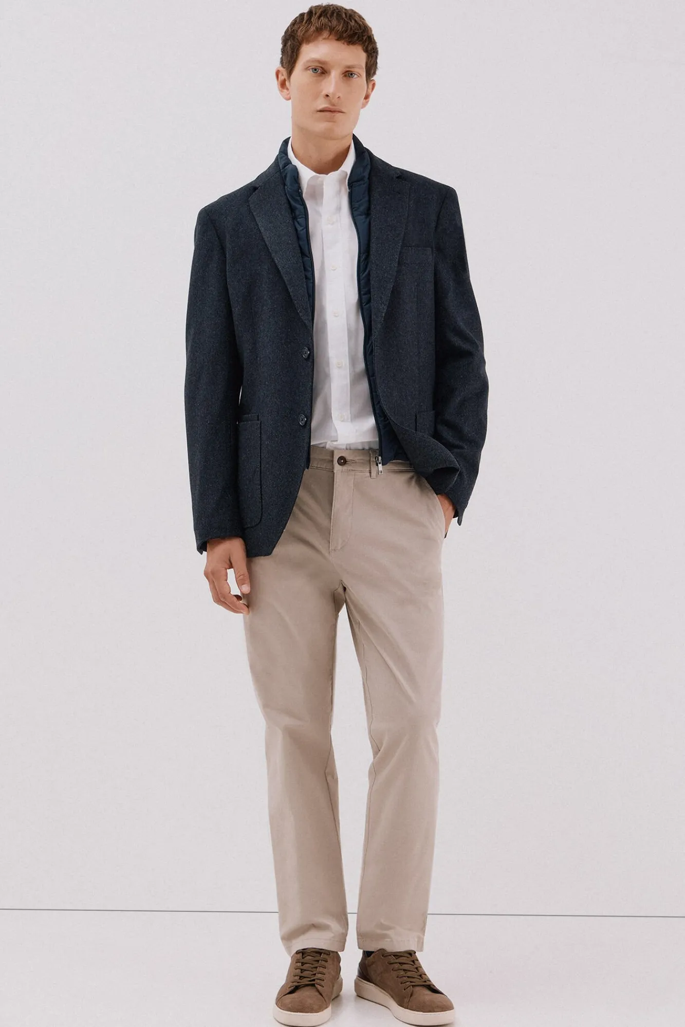 Hombre Cortefiel Americanas|Americanas>Americana lana con vistas desmontables