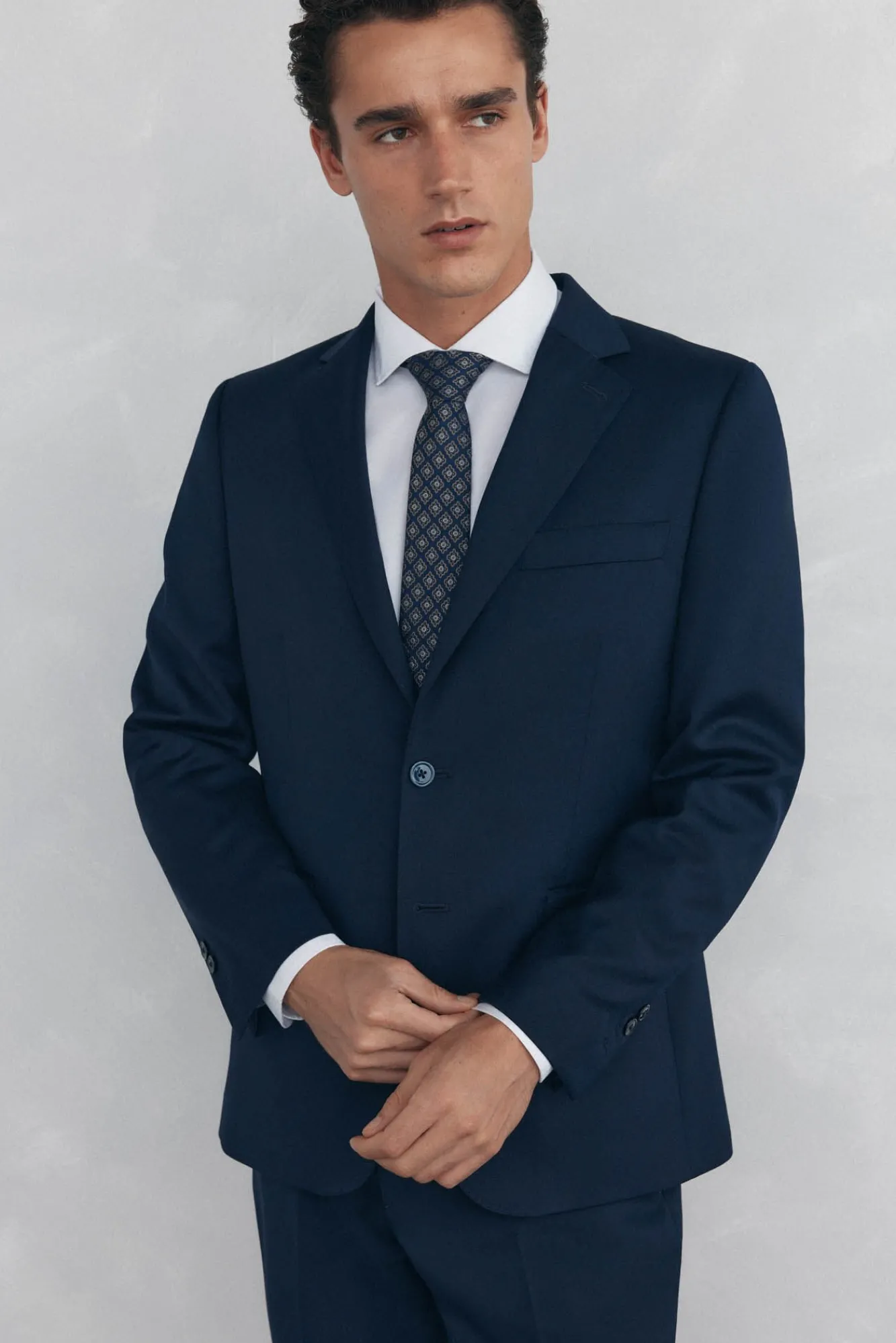 Hombre Pedro del Hierro Trajes|Americanas>Americana lisa tailored bi-stretch