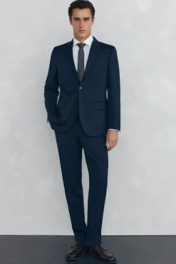 Hombre Pedro del Hierro Trajes|Americanas>Americana lisa tailored bi-stretch